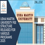 Usha Martin University Fee Structure Released For Various Programs 2025